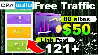 121+ Leads Per day From CPABuild free traffic 80 Sites! (ツ)