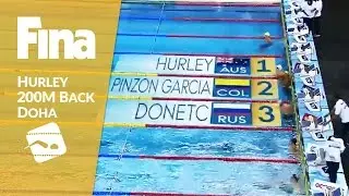 Easy cruise for Hurley &ndash; 200m Backstroke #6 Doha
