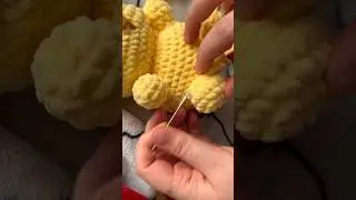 The process of making Pikachu ⚡️ Pattern by tashs_crochet #crochet #reel #pokemon #amigurumi