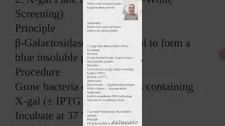 Methods to detect Beta galactosidase activity in E. coli#Lac operon #operon#gene expression 