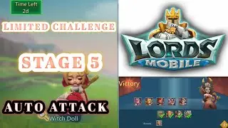 Limited Challenge Lords Mobile | Dark Disaster: Stage 5 | Happy4ever