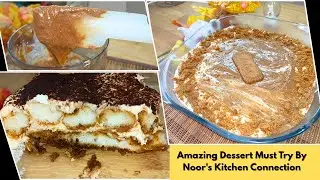 Tiramisu Coffee ,Tiramisu Speculoos & Homemade Sauce Speculoo | Noor's Kitchen Connection | Dessert.