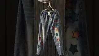 modern denim pants