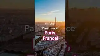 Next Stop: Traveling the World in 15 Seconds - PARIS, FRANCE #travel #travelshorts #exploretheworld