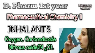 Inhalants | Oxygen | Carbon dioxide | Nitrous Oxide | Vapour | Pharmaceutical Inorganic chemistry