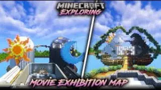 Exploring the Movie Exhibition Map in Minecraft! 🎞️ | Epic Showcase Tour
