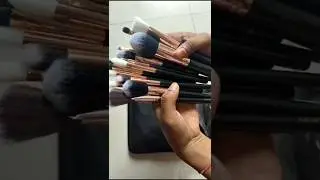 Flipkart unboxing: ✨Minara makeup brushes review🔥#shorts #makeupbrushes #flipkart