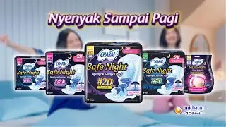 Harus Ganti Pembalut?! Tapi Maunya Tidur... CHARM Safe Night - Hard To Get Up 30'