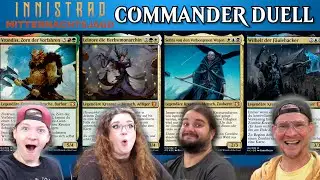 MTG Commander Multiplayer Match 45 | Magic the Gathering deutsch | Innistrad Midnight Hunt | Trader