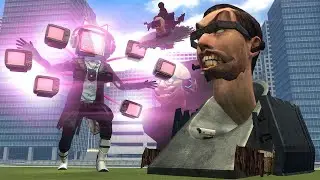 NEW TV WOMAN MECHA BOSS VS ALL SKIBIDI TOILET BOSSES In Garry's Mod!
