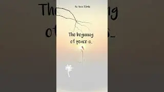 the beginning of peace is.... #pop #ballad #dreamy #folk #acoustic
