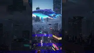 Cyberpunk Lofi &bull; Flying Whale Above City