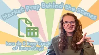 How I keep track of Inventory as a Crochet Small Business Owner | Market Prep with me!