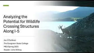 Joe O'Sullivan, MES Thesis Presentation, Spring 2025