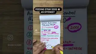 Is feeding street dogs an offence- ABC Rules #currentaffairs #gk2023 #gkinhindi #gkshorts #news