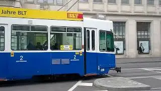 Birsig Tal Bahn . Railway Basel Switzerland since 1887 . Strassenbahn Tram