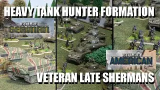 Flames of War Battle Report - Heavy Tank Hunters vs US Bulge Armour