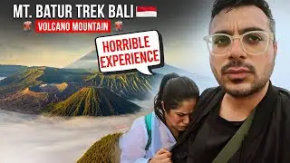 My Wife's HORRIBLE Trekking 🌋Experience 😳 - Mt. Batur Sunrise Trek 2024 - Ubud, Bali🇲🇨
