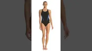 MP Michael Phelps Women's Splice Comp Back One Piece Swimsuit | SwimOutlet.com