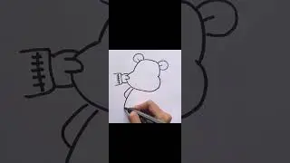 Drawing WINNIE THE POOH #creativearts #youtubeshorts #Drawing#cartoon#winniethepooj#alexartsudio
