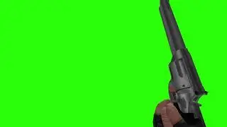 M9K - S&W Model 500 Revolver in First Person [GREEN SCREEN]