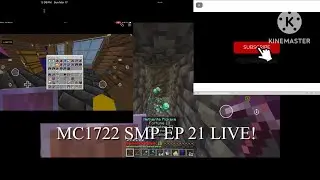 First stream of mining in a straight line for 1 hour LIVE&hellip; (MC1722 SMP EP 21!)
