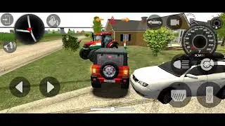 Thar red modified Indian car simulator game #car #tharlover 