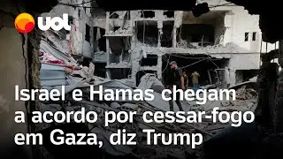 Trump anuncia que Israel e Hamas chegaram a acordo por cessar-fogo em Gaza