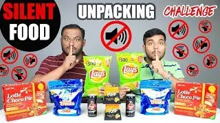 SILENT FOOD UNPACKING CHALLENGE | Food Eating Challenge | Food Eating Competition | Food Challenge