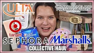 Huge Collective Haul USA 🇺🇸 | Target, Ulta, Marshalls, Vineland Designer Outlet Deals! | Clare Walch