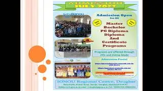 IGNOU RC DEOGHAR (JULY 2023)