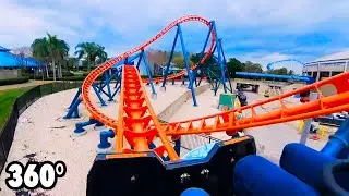 Ice Breaker (SeaWorld Orlando) - VR ONRIDE - 360&deg; launch roller coaster POV