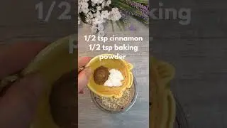 👀 Baked oats with banana🍌 and walnuts , super easy! Gluten-free!