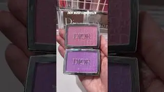 Dior blush comparison - pink vs pink lilac #shorts