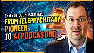 From Telepsychiatry Pioneer to AI Podcasting | 6X&rsquo;d YouTube Subscribers with AI Podcasts