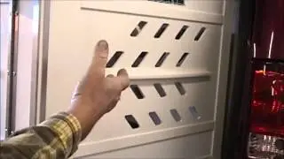 Video 7 - Alumilene Kennel - fan and lights switches, vents, materials