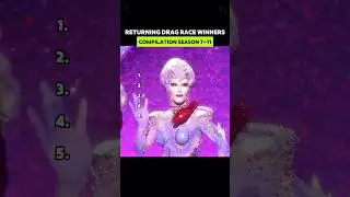 Returning Drag Race Winners Compilation Season 7-11 #rupaulsdragrace #dragrace #dragqueen #ranking