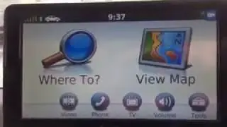 Garmin GPS with Back Up Camera