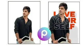 Text behind the person photo editing || creative photo editing in PicsArt - singh correction
