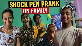 Shock pen prank on family 😆...