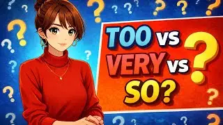 Too vs Very vs So | Learn the Difference in English ☕️