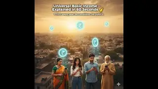Universal Basic Income in India &mdash; Explained in 60 Seconds 🇮🇳💰 | UBI Explained