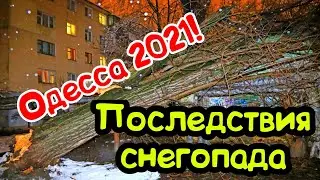 ОДЕССА ПОСЛЕДСТВИЯ СНЕГОПАДА 28 ЯНВАРЯ 2021❗️ODESSA SNOWFALL JANUARY 2021❗️