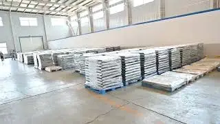 Powder coating shelf