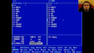 File manager per DOS