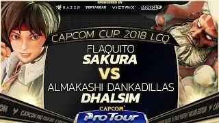 Flaquito (Sakura) vs Dankadillas (Dhalsim) - Capcom Cup 2018 LCQ Top 8 - CPT2018