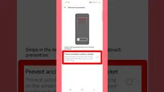 Prevent accidental touches in pocket vivo y31 5g #shorts #androidtips