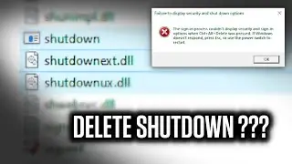 Apakah Shutdown bisa dihapus???