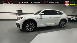 2021 VOLKSWAGEN ATLAS CROSS WHITE 61696 KMs, Stock-16326F
