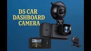 AUSHA D5  THREE CHANNEL DASHBOARD CAMERA DEMO & FEATURES FULL VIDEO